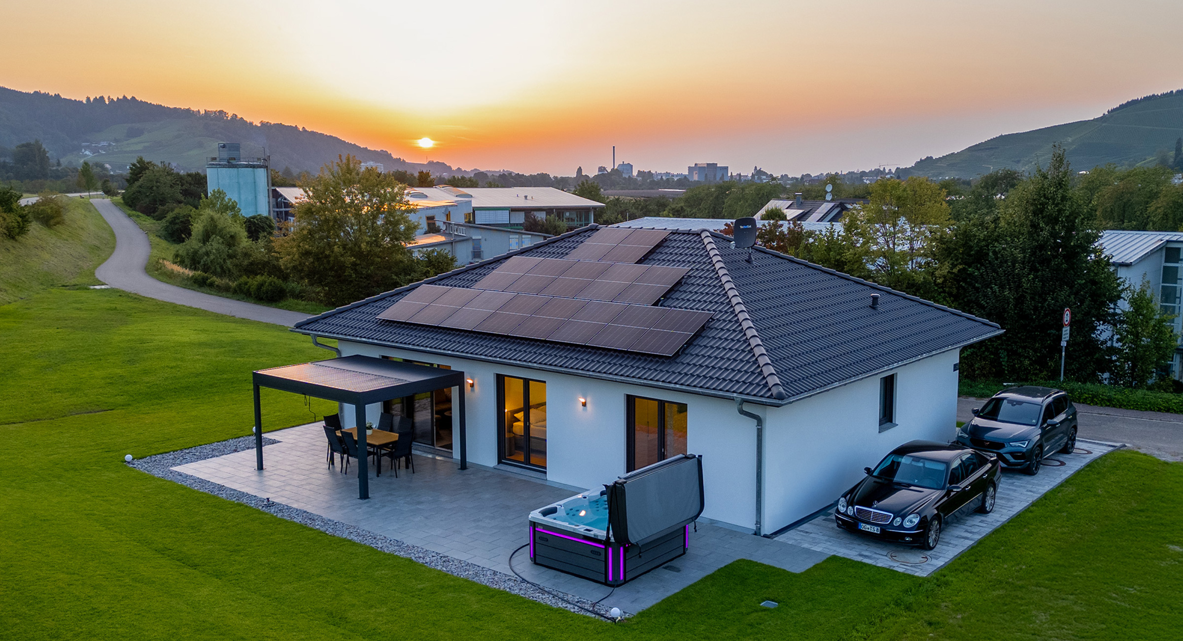 Lautenbach im Renchtal – Luftaufnahme