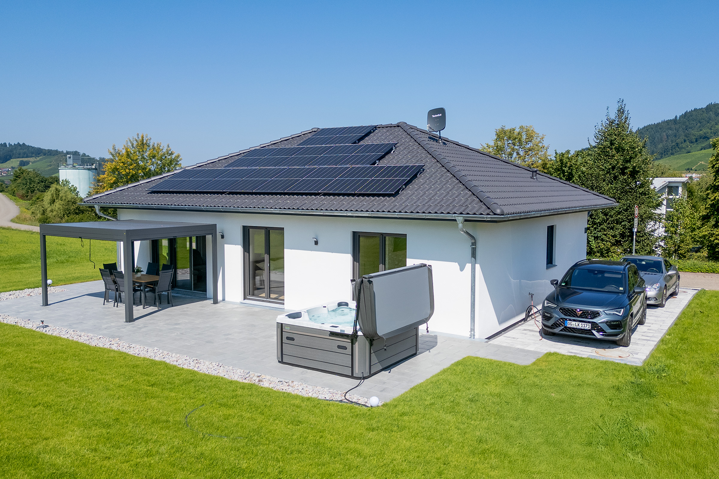 Ferienhaus in Lautenbach Terrasse